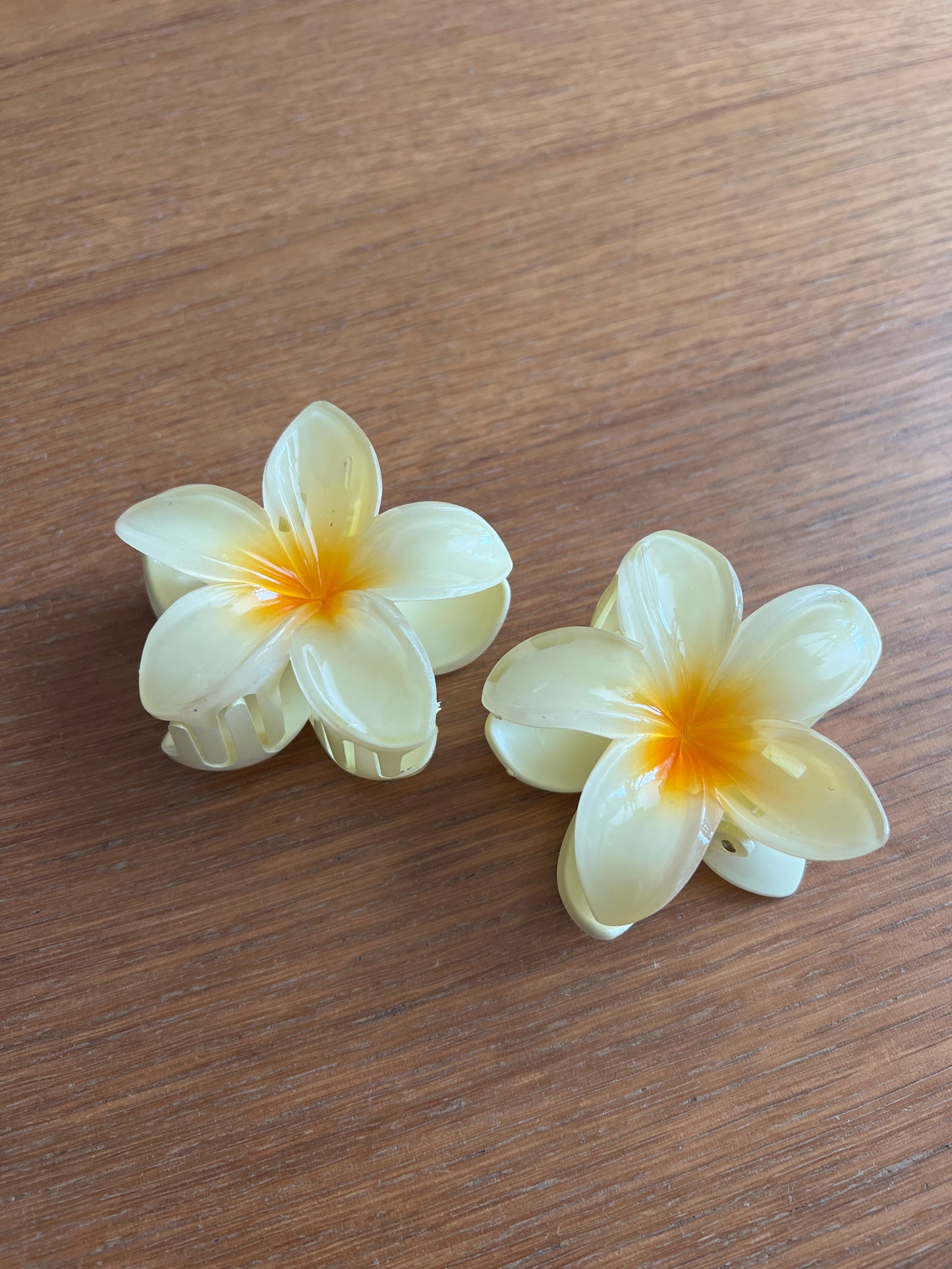 Yellow flower clip