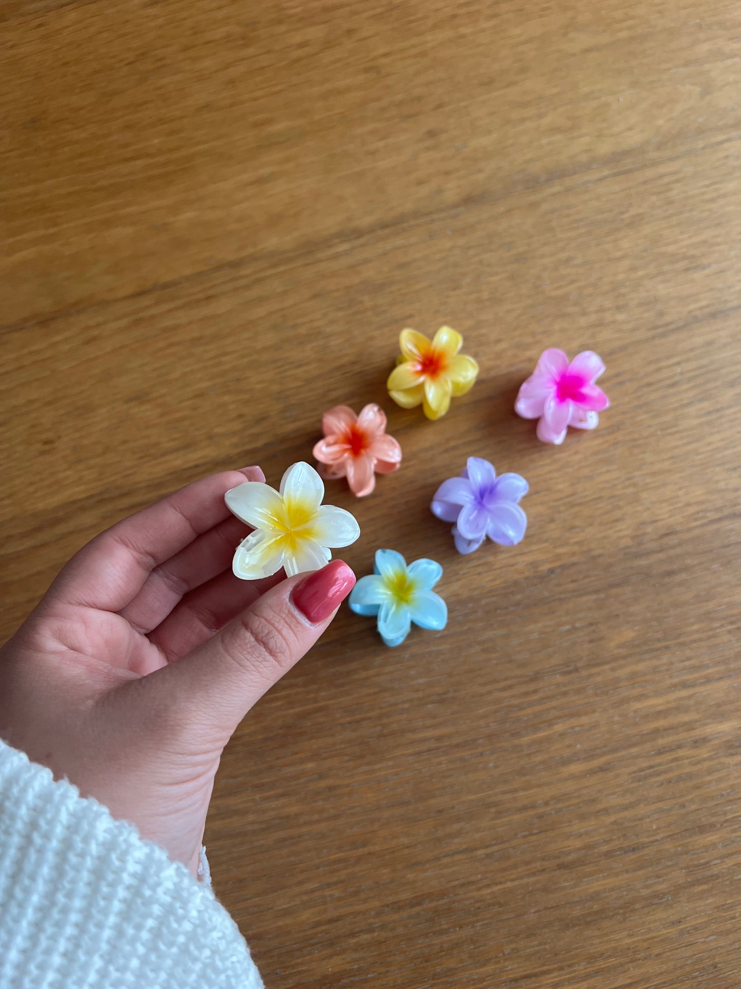 Mini flower clips